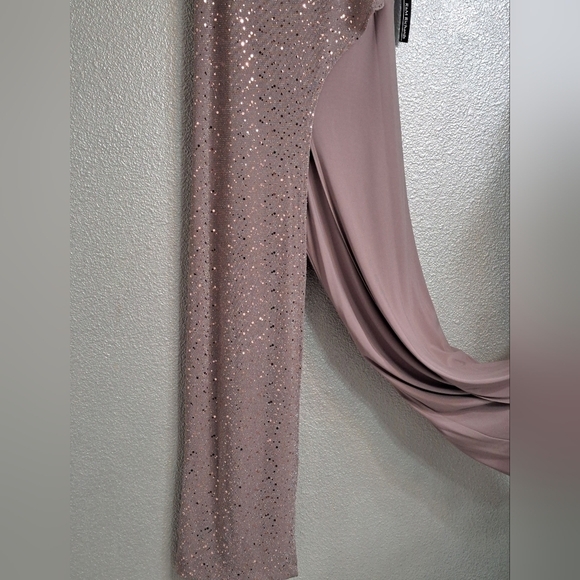 NWT R&M Richard's One Shoulder Asymmetric Jump Suit Size 8P - Picture 6 of 10